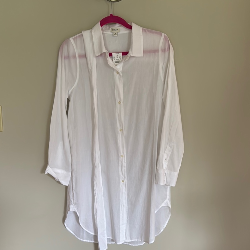 Cotton Button-Up cover up